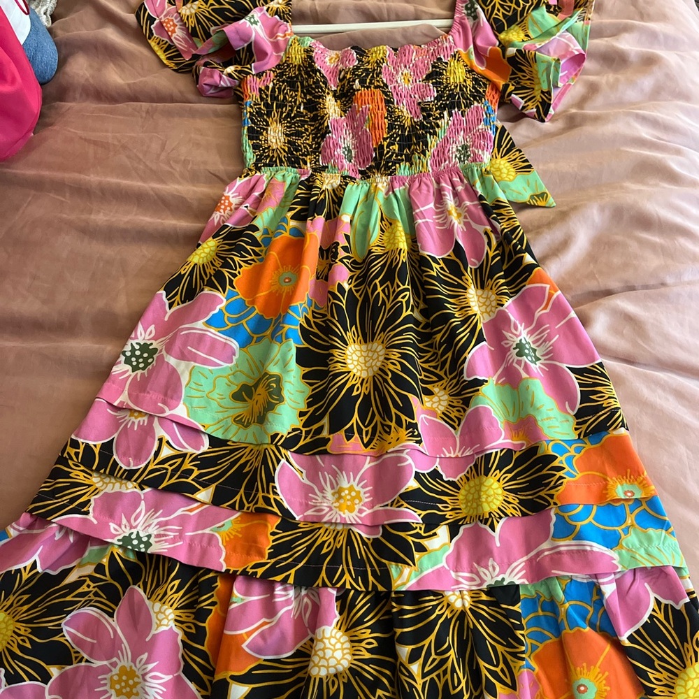 Pinch Multicolor Floral Dress